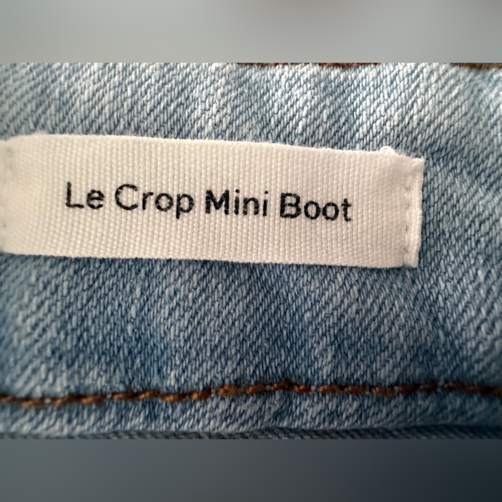 Frame‎ Denim Light Wash Cropped Jeans - Picture 5 of 9
